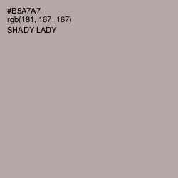 #B5A7A7 - Shady Lady Color Image