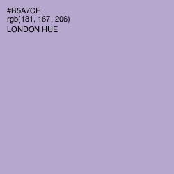 #B5A7CE - London Hue Color Image
