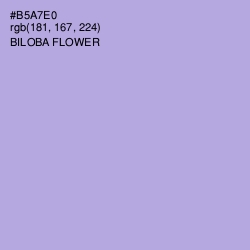 #B5A7E0 - Biloba Flower Color Image