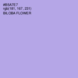 #B5A7E7 - Biloba Flower Color Image