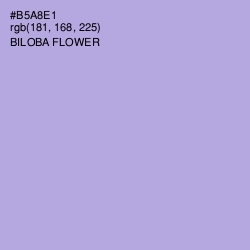 #B5A8E1 - Biloba Flower Color Image