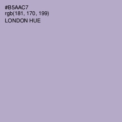 #B5AAC7 - London Hue Color Image
