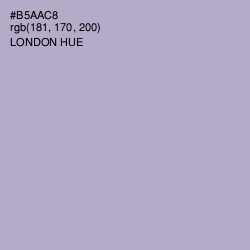 #B5AAC8 - London Hue Color Image