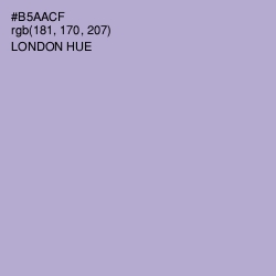 #B5AACF - London Hue Color Image