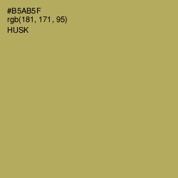 #B5AB5F - Husk Color Image