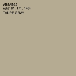 #B5AB92 - Taupe Gray Color Image