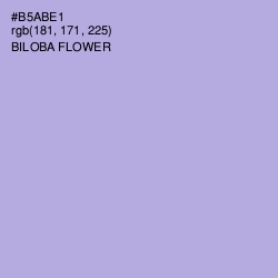 #B5ABE1 - Biloba Flower Color Image