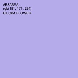 #B5ABEA - Biloba Flower Color Image