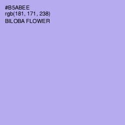 #B5ABEE - Biloba Flower Color Image