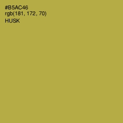 #B5AC46 - Husk Color Image