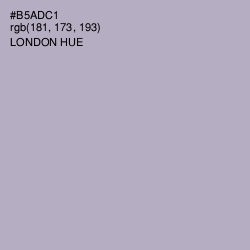 #B5ADC1 - London Hue Color Image