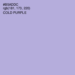#B5ADDC - Cold Purple Color Image