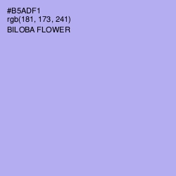 #B5ADF1 - Biloba Flower Color Image