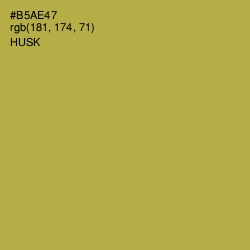 #B5AE47 - Husk Color Image