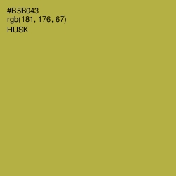 #B5B043 - Husk Color Image