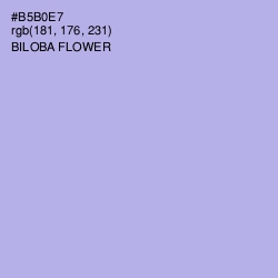 #B5B0E7 - Biloba Flower Color Image