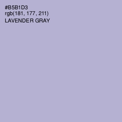 #B5B1D3 - Lavender Gray Color Image