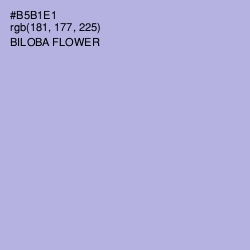 #B5B1E1 - Biloba Flower Color Image