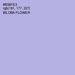 #B5B1E3 - Biloba Flower Color Image