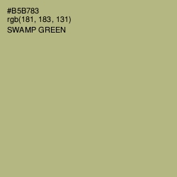 #B5B783 - Swamp Green Color Image