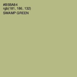 #B5BA84 - Swamp Green Color Image