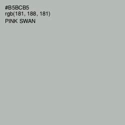 #B5BCB5 - Pink Swan Color Image