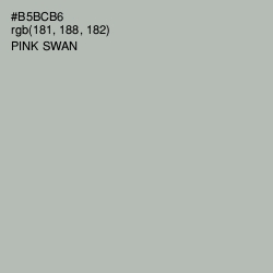 #B5BCB6 - Pink Swan Color Image