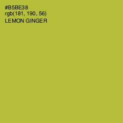 #B5BE38 - Lemon Ginger Color Image