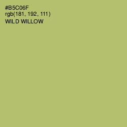 #B5C06F - Wild Willow Color Image