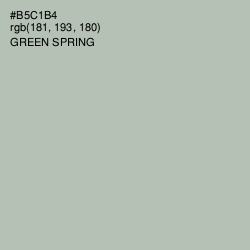 #B5C1B4 - Green Spring Color Image