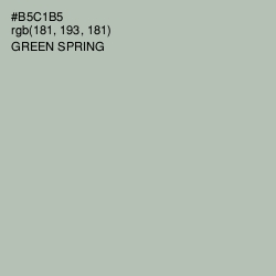 #B5C1B5 - Green Spring Color Image