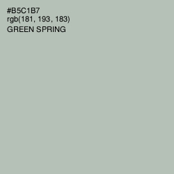 #B5C1B7 - Green Spring Color Image