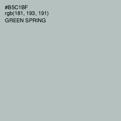 #B5C1BF - Green Spring Color Image