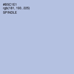 #B5C1E1 - Spindle Color Image