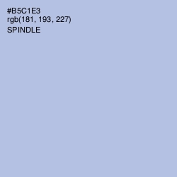 #B5C1E3 - Spindle Color Image