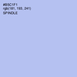 #B5C1F1 - Spindle Color Image