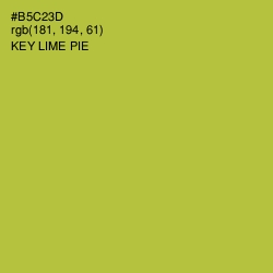 #B5C23D - Key Lime Pie Color Image