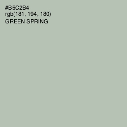 #B5C2B4 - Green Spring Color Image