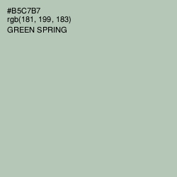 #B5C7B7 - Green Spring Color Image
