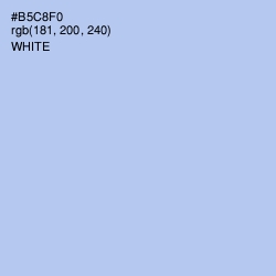 #B5C8F0 - Spindle Color Image