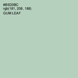 #B5D0BC - Gum Leaf Color Image