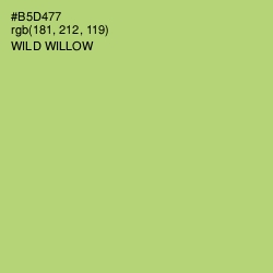 #B5D477 - Wild Willow Color Image