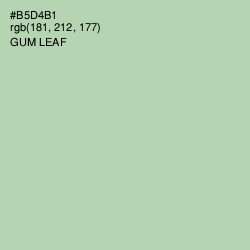 #B5D4B1 - Gum Leaf Color Image