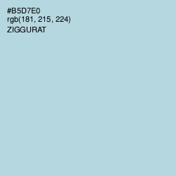 #B5D7E0 - Ziggurat Color Image