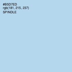 #B5D7ED - Spindle Color Image