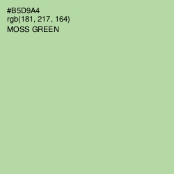 #B5D9A4 - Moss Green Color Image