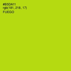 #B5DA11 - Fuego Color Image