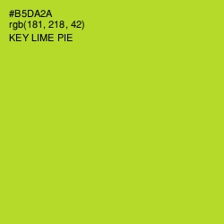 #B5DA2A - Key Lime Pie Color Image