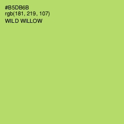 #B5DB6B - Wild Willow Color Image