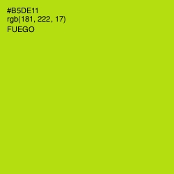 #B5DE11 - Fuego Color Image